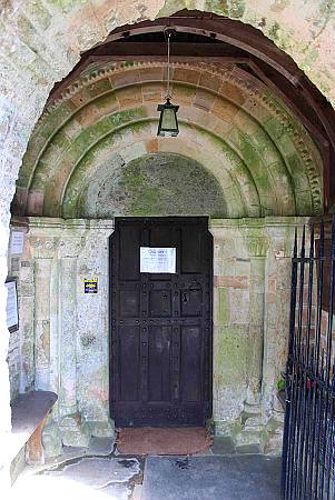 Thornbury - Detail of Norman Doorway